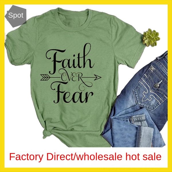 faith over fear letter short women women's coat women's t-shirt coat faith over fear letter short t-shirt women, White
faith over fear letter short women women's coat women's t-shirt coat faith over fear letter short t-shirt women, White