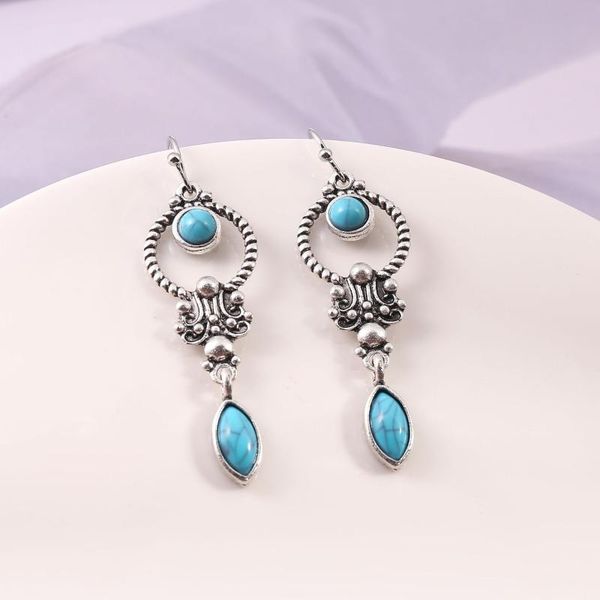 bonlavie retro thai silver earrings women's inlaid blue stone earrings ear stud earings fashion jewelry, Golden;silver
bonlavie retro thai silver earrings women's inlaid blue stone earrings ear stud earings fashion jewelry, Golden;silver
