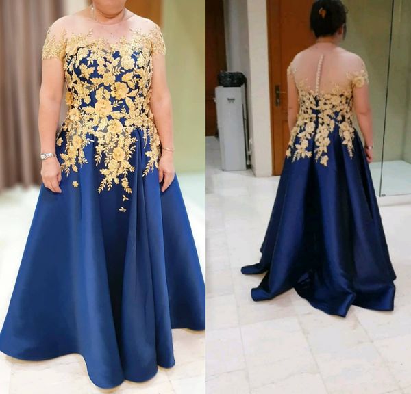 royal blue mother of the bride dresses with gold appliqued a line elegant evening gowns prom wear plus size wedding guest dress, Black;red
royal blue mother of the bride dresses with gold appliqued a line elegant evening gowns prom wear plus size wedding guest dress, Black;red