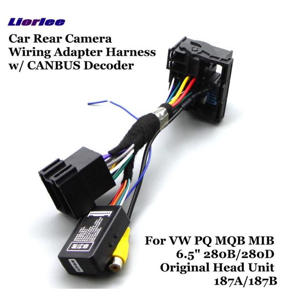 car rear camera wiring adapter harness canbus decoder for vw pq mqb mib 6.5" 280b/280d original head unit 187a/187b
car rear camera wiring adapter harness canbus decoder for vw pq mqb mib 6.5" 280b/280d original head unit 187a/187b