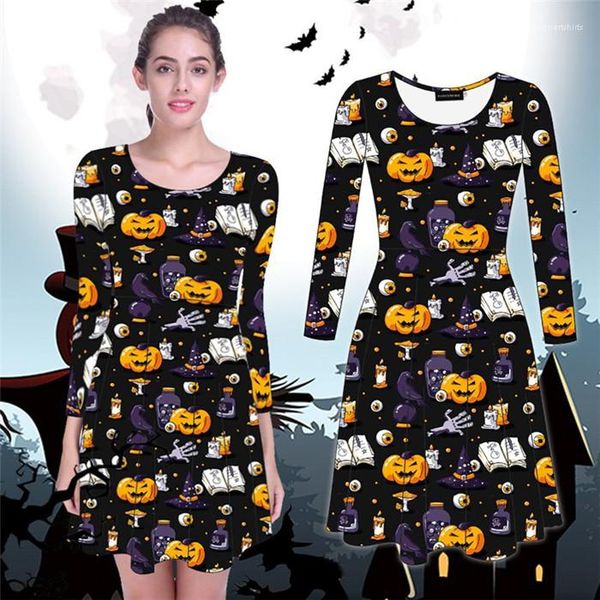 pumpkin dress print long sleeve high waist casual skirt round neck turtleneck costume womens clothing halloween, Black;gray
pumpkin dress print long sleeve high waist casual skirt round neck turtleneck costume womens clothing halloween, Black;gray