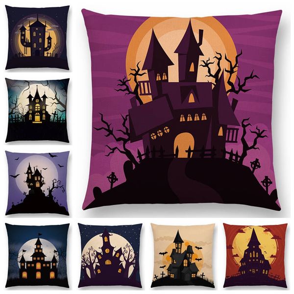 happy halloween scary night haunted house vampire castle moon bat pumpkin dark tree cushion cover decorative pillow case
happy halloween scary night haunted house vampire castle moon bat pumpkin dark tree cushion cover decorative pillow case