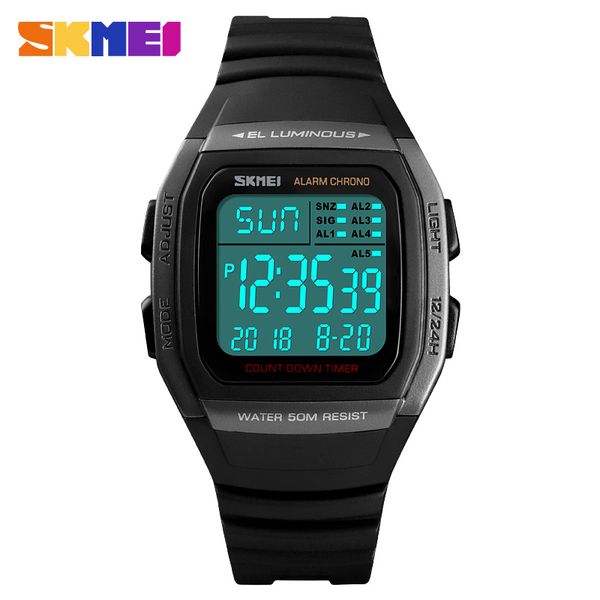 skmei brand simple men watches fashion sports digital watch waterproof electronic alarm clock men wristwatches relogio masculino, Slivery;brown
skmei brand simple men watches fashion sports digital watch waterproof electronic alarm clock men wristwatches relogio masculino, Slivery;brown