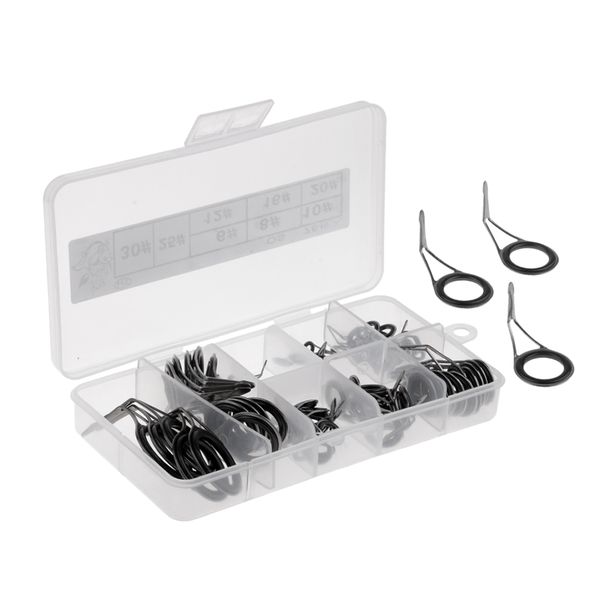 75pcs/lot 8 sizes fishing rod guides tips parts rod building repair eye ring set
75pcs/lot 8 sizes fishing rod guides tips parts rod building repair eye ring set