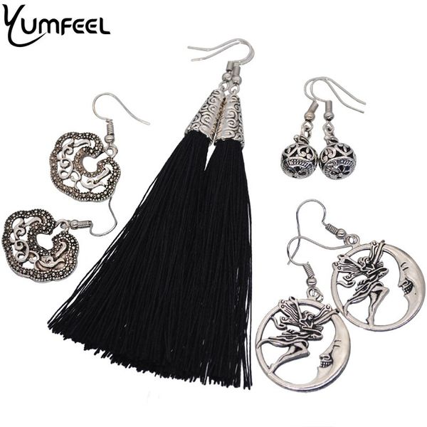 yumfeel new vintage earring sets tassel metal stone bohemian earrings jewelry gifts women, Golden
yumfeel new vintage earring sets tassel metal stone bohemian earrings jewelry gifts women, Golden