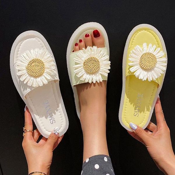 women slippers sunflower flip-flop sandals solid shoes flat beach slippers sun flower casual breathable massage sandalias 5.26, Black
women slippers sunflower flip-flop sandals solid shoes flat beach slippers sun flower casual breathable massage sandalias 5.26, Black