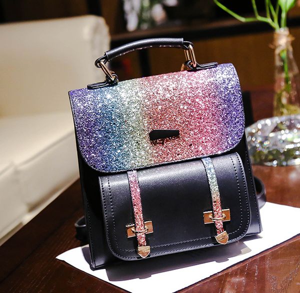 designer women backpack sequins fashion backpack for women lady shoulder bag handbag rainbow sequins decoration bag small travel bags
designer women backpack sequins fashion backpack for women lady shoulder bag handbag rainbow sequins decoration bag small travel bags