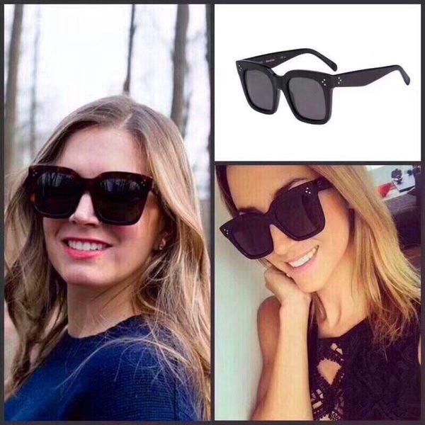 2018 new fashion designer sunglasses 41076 square frame retro simple popular wild design style uv400 lens with case, White;black
2018 new fashion designer sunglasses 41076 square frame retro simple popular wild design style uv400 lens with case, White;black