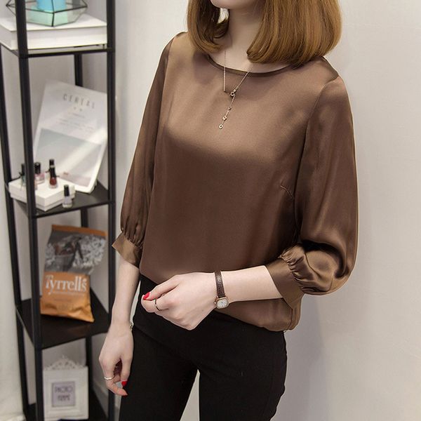 women 2019 summer tee shirt femme women brief office work wear o neck shirts three quarter sleeve casual camiseta mujer 40, White
women 2019 summer tee shirt femme women brief office work wear o neck shirts three quarter sleeve casual camiseta mujer 40, White