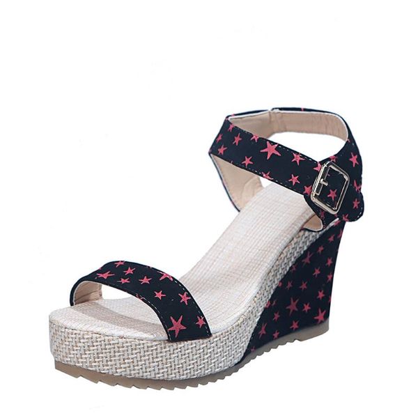 women's wedges sandals summer printed stars fashion buckle sandals casual platform non-slip beach women shoes 2020 sale
women's wedges sandals summer printed stars fashion buckle sandals casual platform non-slip beach women shoes 2020 sale