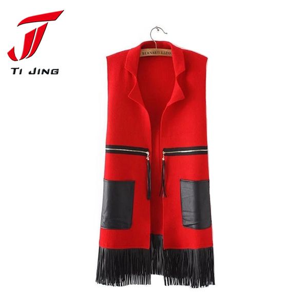 womens cardigans 2017 spring new arrival tassel long vests women knitted wear sweaters jackets autumn fashion n47, Black;white
womens cardigans 2017 spring new arrival tassel long vests women knitted wear sweaters jackets autumn fashion n47, Black;white