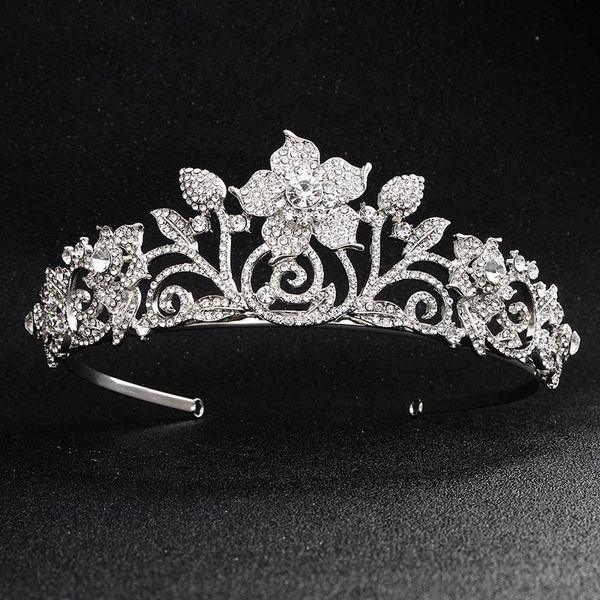 forseven new baroque simple shining flower crystal tiaras crowns bride noiva wedding engagement party hair jewelry diadema, Golden;white
forseven new baroque simple shining flower crystal tiaras crowns bride noiva wedding engagement party hair jewelry diadema, Golden;white