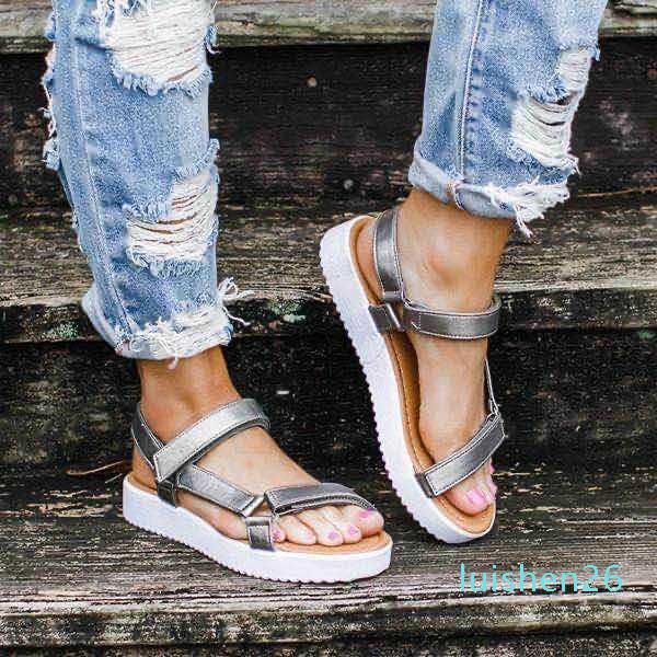 летняя мода леопардовый женщин сандалии леди пряжки ремешок серебряный сандал удобный случайный пляж черные туфли 26l, Black 
летняя мода леопардовый женщин сандалии леди пряжки ремешок серебряный сандал удобный случайный пляж черные туфли 26l, Black