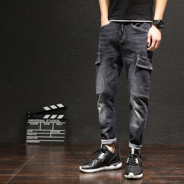 2018 big size 28-42 man jeans high stretch straight long slim trousers fashion casual black blue denim male business jeanswear
2018 big size 28-42 man jeans high stretch straight long slim trousers fashion casual black blue denim male business jeanswear