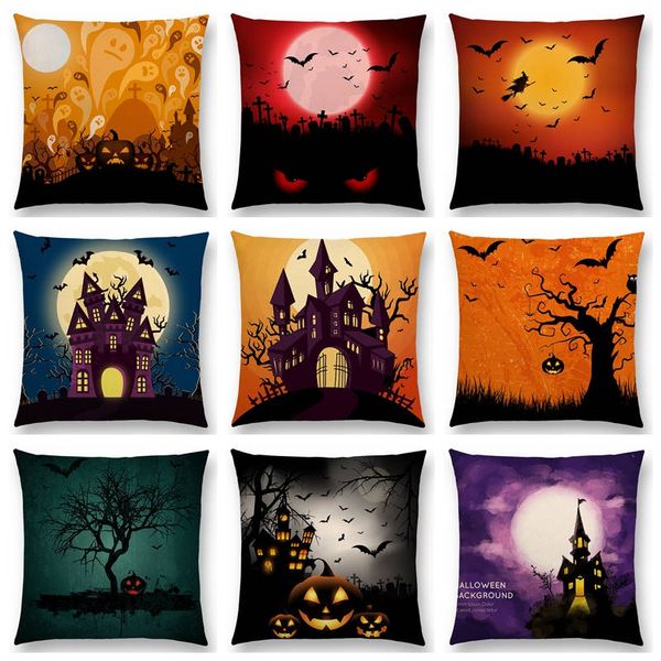 happy halloween scary night moon skull witch pumpkin zombie vampire ghost castle bat tree cushion cover sofa throw pillow case
happy halloween scary night moon skull witch pumpkin zombie vampire ghost castle bat tree cushion cover sofa throw pillow case