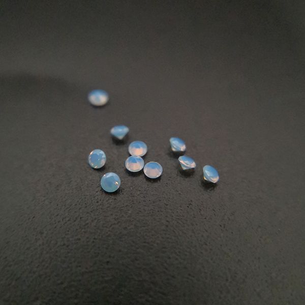 247/3 good quality high temperature resistance nano gems facet round 0.8-2.2mm light opal sky green blue synthetic gemstone 2000pcs/lot, Black
247/3 good quality high temperature resistance nano gems facet round 0.8-2.2mm light opal sky green blue synthetic gemstone 2000pcs/lot, Black