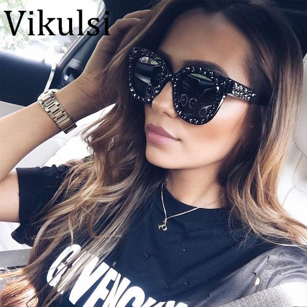 2018 роскошные итальянские брендовые солнцезащитные очки женские хрустальные квадратные солнцезащитные очки зеркало ретро полная звезда солн, White;black
2018 роскошные итальянские брендовые солнцезащитные очки женские хрустальные квадратные солнцезащитные очки зеркало ретро полная звезда солн, White;black