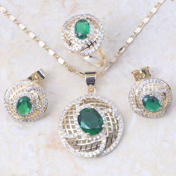 classiv gold colour jewelry sets green&white zircon for necklace pendant /earring /ring e092, Slivery;golden
classiv gold colour jewelry sets green&white zircon for necklace pendant /earring /ring e092, Slivery;golden