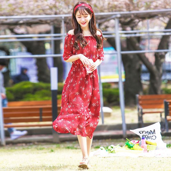 summer wear the new small pure and fresh milk silk flower waist dress dating dress red party, Black;gray
summer wear the new small pure and fresh milk silk flower waist dress dating dress red party, Black;gray