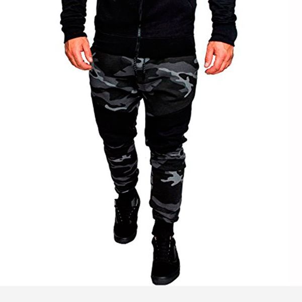 men's cargo pants autumn casual camouflage joggers fashion patchwork streetwear sweatpants male track trousers my051, Black
men's cargo pants autumn casual camouflage joggers fashion patchwork streetwear sweatpants male track trousers my051, Black