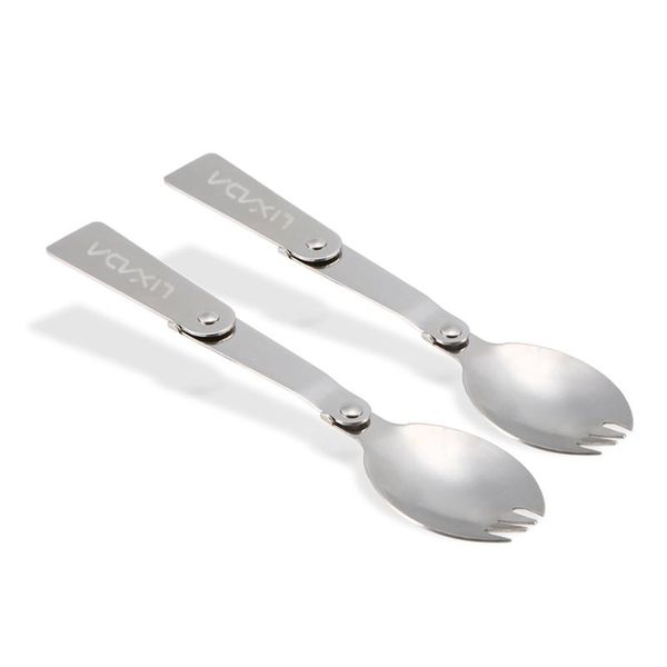 camp kitchen lixada pack of 2 outdoor foldable stainless steel spork for camping hiking cooking picnic tableware
camp kitchen lixada pack of 2 outdoor foldable stainless steel spork for camping hiking cooking picnic tableware