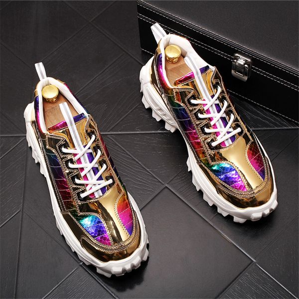 2019 мужчины мода обувь mixed color hip hop мужчины обувь конструктор мужской моды обувь thick sole 7 # 25 / 20d50, Black
2019 мужчины мода обувь mixed color hip hop мужчины обувь конструктор мужской моды обувь thick sole 7 # 25 / 20d50, Black