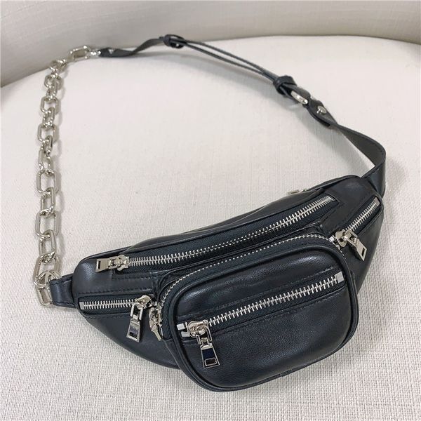 sheepskin waist bag female tide lady black chest crossbody bag chain genuine leather shoulder mini belt women fanny pack
sheepskin waist bag female tide lady black chest crossbody bag chain genuine leather shoulder mini belt women fanny pack