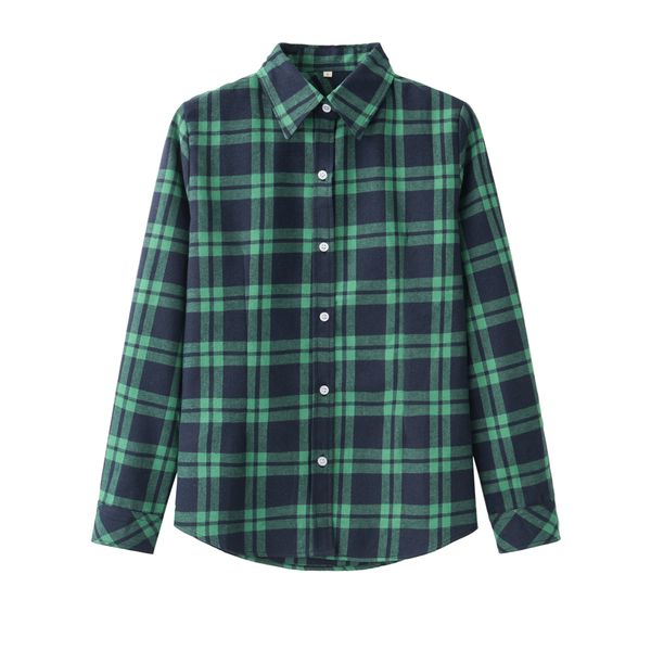dioufond flannel plaid shirt women cotton red plaid shirt plus size 4xl feminine blouse casual clothes fashion school top, White
dioufond flannel plaid shirt women cotton red plaid shirt plus size 4xl feminine blouse casual clothes fashion school top, White
