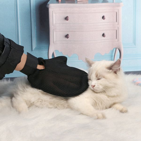 pet cat grooming silicone glove for gentle deshedding massage comb for loose hair removal cat combs hair finishing gloves new
pet cat grooming silicone glove for gentle deshedding massage comb for loose hair removal cat combs hair finishing gloves new