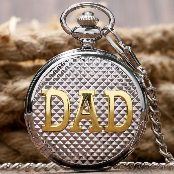 vintage silver gold dad design quartz pocket watch pendant chain men father clock gifts fob watches relogio de bolso, Slivery;golden
vintage silver gold dad design quartz pocket watch pendant chain men father clock gifts fob watches relogio de bolso, Slivery;golden