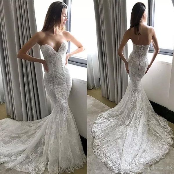 pallas couture кружева русалка свадебные платья плюс размер спинки свадебные платья sweep поезд халат де свадебное платье, White
pallas couture кружева русалка свадебные платья плюс размер спинки свадебные платья sweep поезд халат де свадебное платье, White