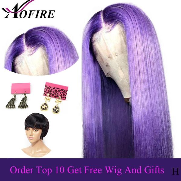 brazilian remy purple color straight wig 13x6 lace front human hair wigs for black women with baby hair pre plucked 130% density, Black;brown
brazilian remy purple color straight wig 13x6 lace front human hair wigs for black women with baby hair pre plucked 130% density, Black;brown