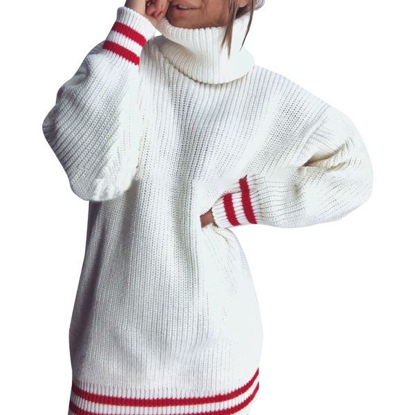 loose harajuku slim sweater female women high neck solid color pullover long sleeve loose knitted sweater dropship, White;black
loose harajuku slim sweater female women high neck solid color pullover long sleeve loose knitted sweater dropship, White;black
