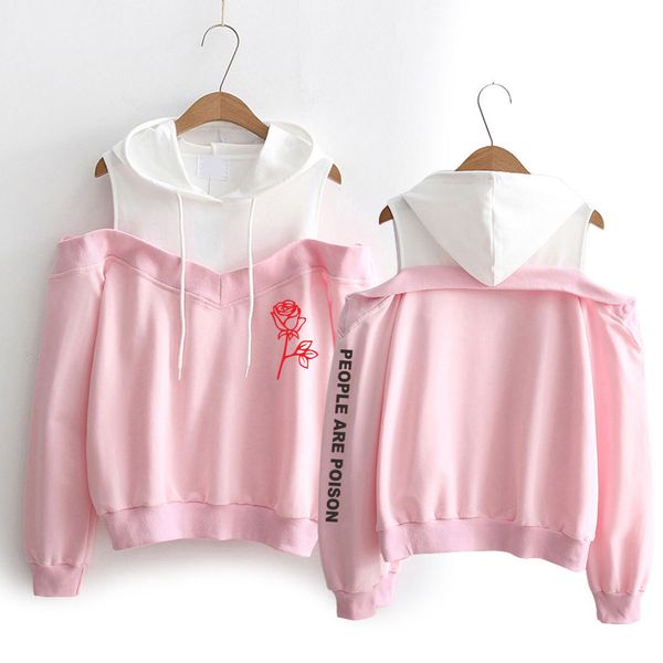 keluoxin people are poison rose off-shoulder hoodies women harajuku hip hop fans sweatshirt women's sudadera mujer, Black
keluoxin people are poison rose off-shoulder hoodies women harajuku hip hop fans sweatshirt women's sudadera mujer, Black