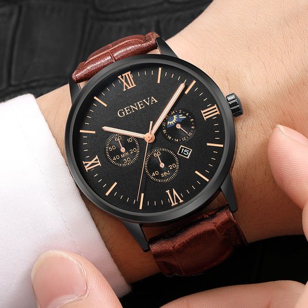mens watches watch men fashion business quartz-watch minimalist belt male watches clock hour relogio masculino, Slivery;brown
mens watches watch men fashion business quartz-watch minimalist belt male watches clock hour relogio masculino, Slivery;brown