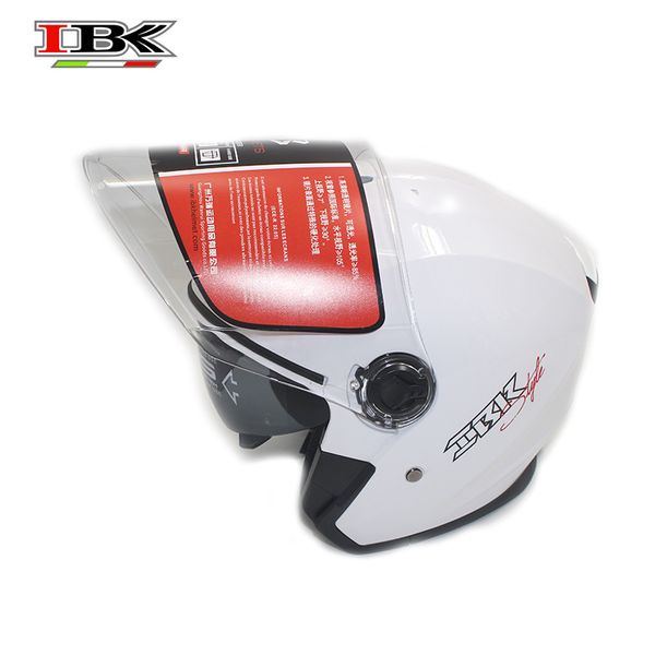 ibk white 3/4 motorcycle helmet open-face electric bicycle casco casque double lens with sun visor helmet ibk-705
ibk white 3/4 motorcycle helmet open-face electric bicycle casco casque double lens with sun visor helmet ibk-705