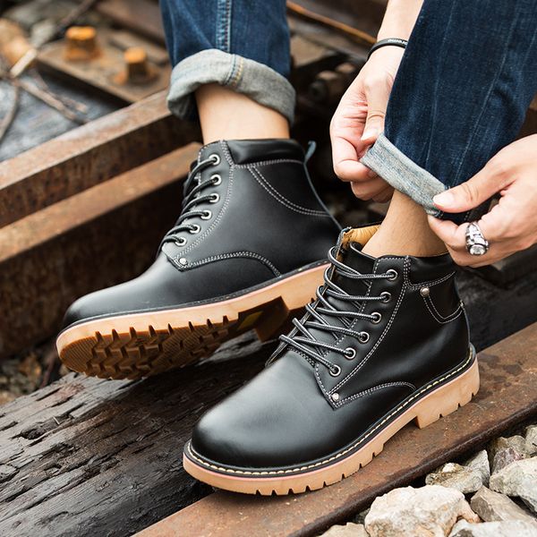 real leather shoes, british style, all kinds of work clothes, winter cotton shoes, plush snow boots, Black
real leather shoes, british style, all kinds of work clothes, winter cotton shoes, plush snow boots, Black