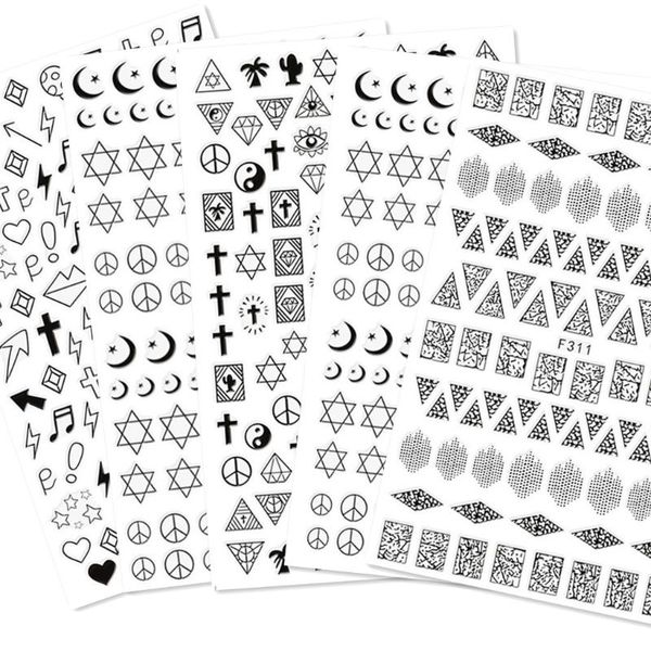 f-307 308 311 3d nail sticker decal stamping back gule diy nail decoration tools, Black
f-307 308 311 3d nail sticker decal stamping back gule diy nail decoration tools, Black