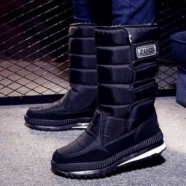 high men boots casual winter snow boots for men shoes plush waterproof slip-resistant winter shoes plus size 37-47, Black
high men boots casual winter snow boots for men shoes plush waterproof slip-resistant winter shoes plus size 37-47, Black