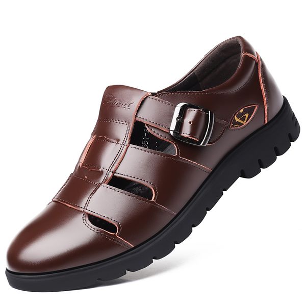 sandals men summer outdoor comfortable shoes beach casual flat sport male walking water breathable leather shoes da0191, Black
sandals men summer outdoor comfortable shoes beach casual flat sport male walking water breathable leather shoes da0191, Black