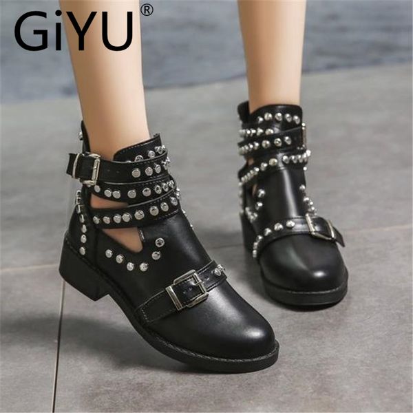 bradn women ankle boots women casual shoes spring autumn female shoes lace up rivet pu leather fashion for boots, Black
bradn women ankle boots women casual shoes spring autumn female shoes lace up rivet pu leather fashion for boots, Black