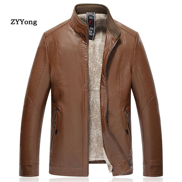 men's fur & faux 2021 winter plus velvet leather jacket men black brown solid mens loose fit middle aged business size l-7xl
men's fur & faux 2021 winter plus velvet leather jacket men black brown solid mens loose fit middle aged business size l-7xl