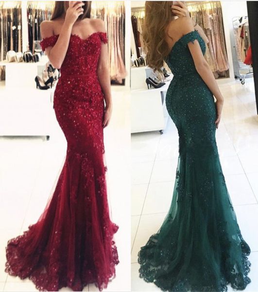elegant off the shoulder appliqued evening dress with beads floor length long formal occasion pageant dress custom made, Black;red
elegant off the shoulder appliqued evening dress with beads floor length long formal occasion pageant dress custom made, Black;red