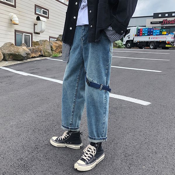send belt men's baggy homme wash jeans mens fashion trend casual pants male straight pants biker denim blue color trousers s-2xl
send belt men's baggy homme wash jeans mens fashion trend casual pants male straight pants biker denim blue color trousers s-2xl