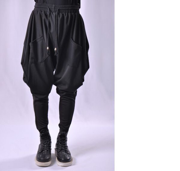 summer casual loose big crotch pants harem feet hip-hop male cross low crotch hanging pants personality, Black
summer casual loose big crotch pants harem feet hip-hop male cross low crotch hanging pants personality, Black