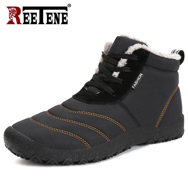 reetene super warm men winter boots for men warm fur waterproof rain boots shoes plush men's ankle snow boot botas masculina, Black
reetene super warm men winter boots for men warm fur waterproof rain boots shoes plush men's ankle snow boot botas masculina, Black