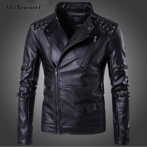 winter pu leather jacket men black men's motorcycle jacket with belt patchwork zipper male jackets casual thick coats plus size
winter pu leather jacket men black men's motorcycle jacket with belt patchwork zipper male jackets casual thick coats plus size