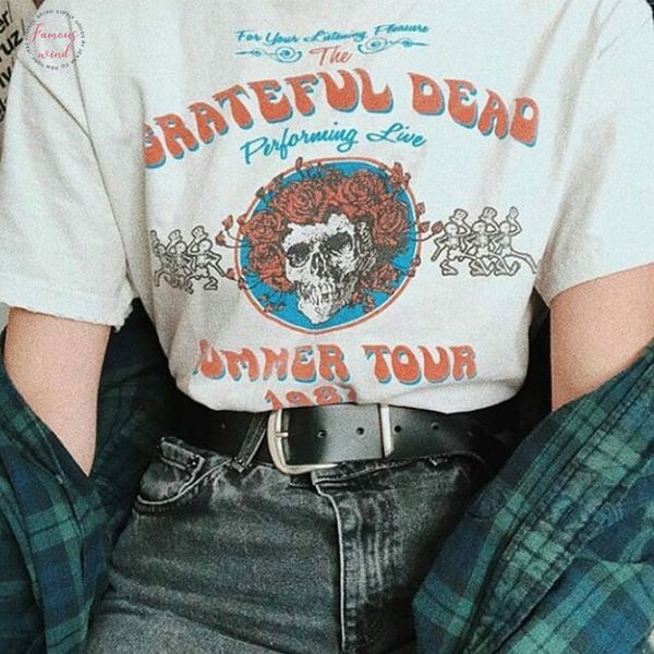 grateful dead summer tour 1987 t shirt women harajuku short sleeve graphic t shirts womens clothing vintage camisetas mujer, White
grateful dead summer tour 1987 t shirt women harajuku short sleeve graphic t shirts womens clothing vintage camisetas mujer, White