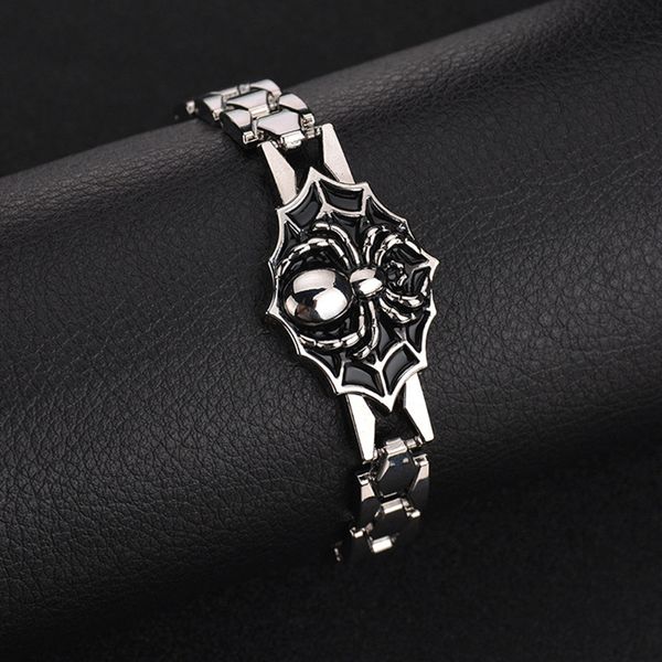 personality men's watch bracelet rock big spider pattern punk style men's bracelet stainless steel jewelry accessories, Black
personality men's watch bracelet rock big spider pattern punk style men's bracelet stainless steel jewelry accessories, Black