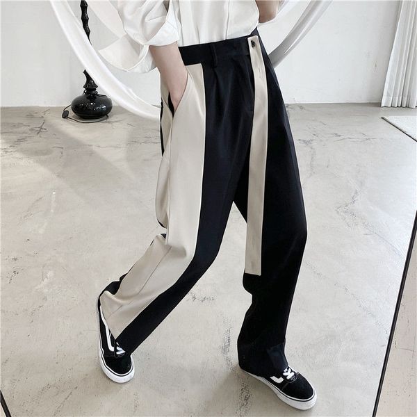 men's casual trousers 2020 spring and summer new straight straight loose casual trousers young personality fashion trend men's, White;black
men's casual trousers 2020 spring and summer new straight straight loose casual trousers young personality fashion trend men's, White;black